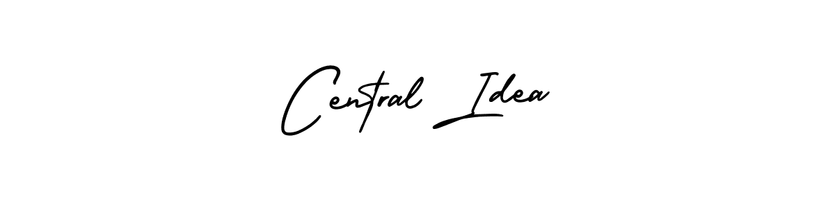 Best and Professional Signature Style for Central Idea. AmerikaSignatureDemo-Regular Best Signature Style Collection. Central Idea signature style 3 images and pictures png