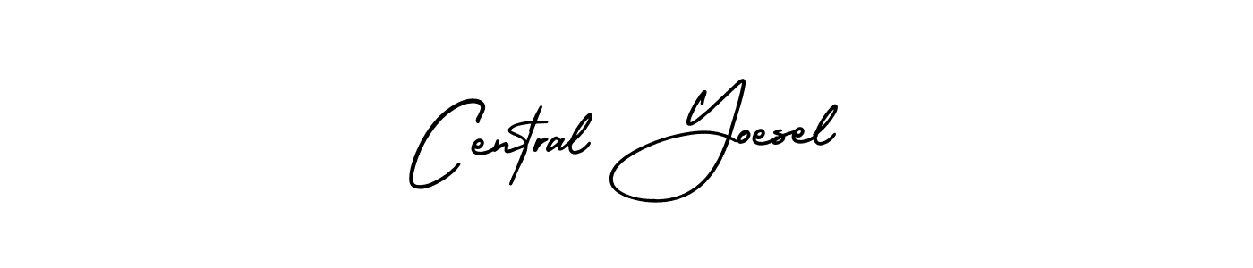 It looks lik you need a new signature style for name Central Yoesel. Design unique handwritten (AmerikaSignatureDemo-Regular) signature with our free signature maker in just a few clicks. Central Yoesel signature style 3 images and pictures png