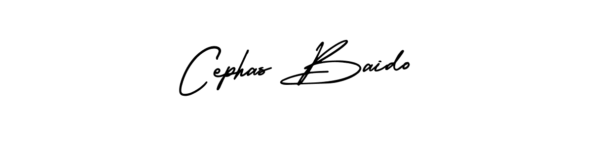 Cephas Baido stylish signature style. Best Handwritten Sign (AmerikaSignatureDemo-Regular) for my name. Handwritten Signature Collection Ideas for my name Cephas Baido. Cephas Baido signature style 3 images and pictures png