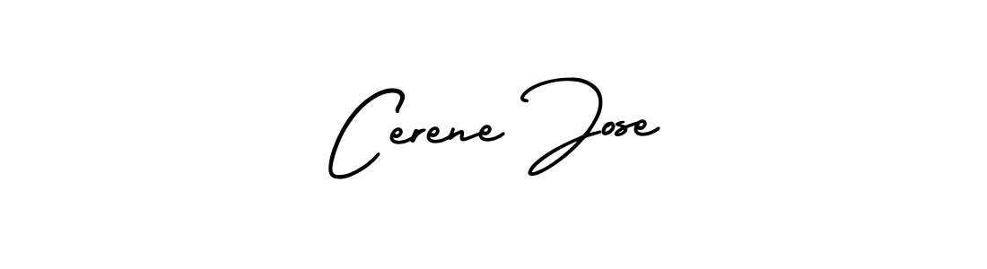 Make a short Cerene Jose signature style. Manage your documents anywhere anytime using AmerikaSignatureDemo-Regular. Create and add eSignatures, submit forms, share and send files easily. Cerene Jose signature style 3 images and pictures png