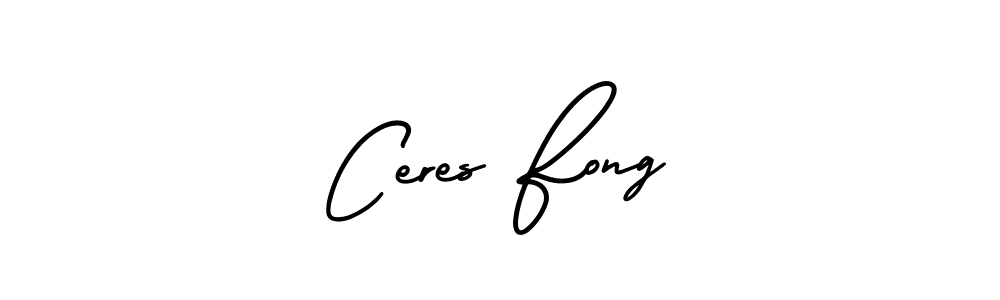 Also You can easily find your signature by using the search form. We will create Ceres Fong name handwritten signature images for you free of cost using AmerikaSignatureDemo-Regular sign style. Ceres Fong signature style 3 images and pictures png