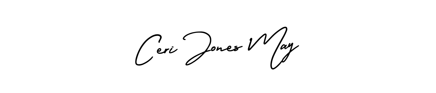 It looks lik you need a new signature style for name Ceri Jones May. Design unique handwritten (AmerikaSignatureDemo-Regular) signature with our free signature maker in just a few clicks. Ceri Jones May signature style 3 images and pictures png