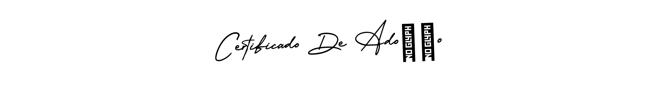 Create a beautiful signature design for name Certificado De AdoÇÃo. With this signature (AmerikaSignatureDemo-Regular) fonts, you can make a handwritten signature for free. Certificado De AdoÇÃo signature style 3 images and pictures png