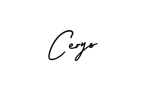Create a beautiful signature design for name Cerys. With this signature (AmerikaSignatureDemo-Regular) fonts, you can make a handwritten signature for free. Cerys signature style 3 images and pictures png