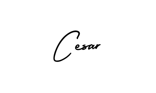 Cesar stylish signature style. Best Handwritten Sign (AmerikaSignatureDemo-Regular) for my name. Handwritten Signature Collection Ideas for my name Cesar. Cesar signature style 3 images and pictures png