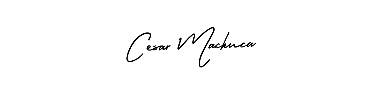 Make a short Cesar Machuca signature style. Manage your documents anywhere anytime using AmerikaSignatureDemo-Regular. Create and add eSignatures, submit forms, share and send files easily. Cesar Machuca signature style 3 images and pictures png