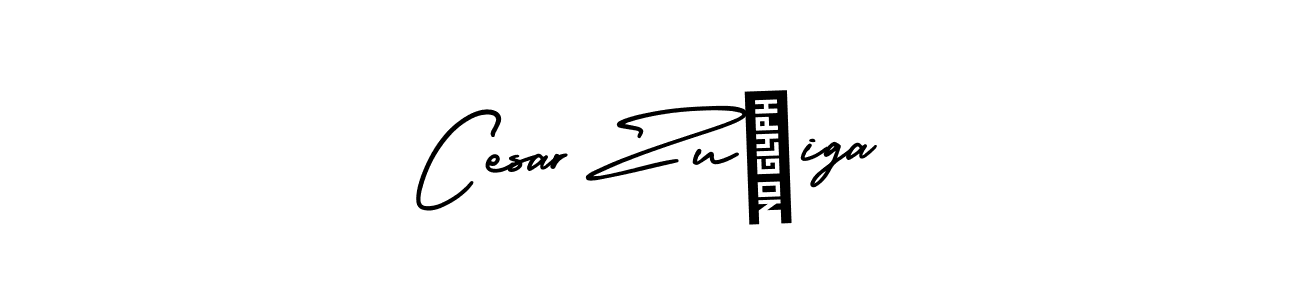 Make a short Cesar Zuñiga signature style. Manage your documents anywhere anytime using AmerikaSignatureDemo-Regular. Create and add eSignatures, submit forms, share and send files easily. Cesar Zuñiga signature style 3 images and pictures png