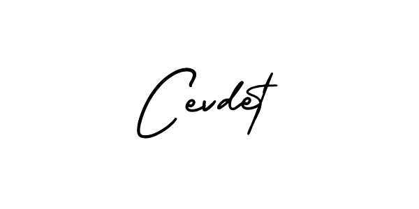 It looks lik you need a new signature style for name Cevdet. Design unique handwritten (AmerikaSignatureDemo-Regular) signature with our free signature maker in just a few clicks. Cevdet signature style 3 images and pictures png