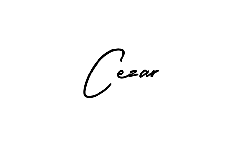 How to make Cezar name signature. Use AmerikaSignatureDemo-Regular style for creating short signs online. This is the latest handwritten sign. Cezar signature style 3 images and pictures png
