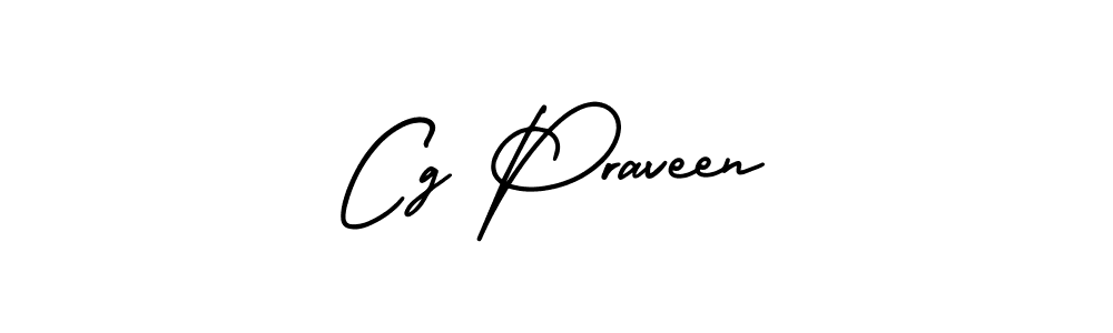 How to Draw Cg Praveen signature style? AmerikaSignatureDemo-Regular is a latest design signature styles for name Cg Praveen. Cg Praveen signature style 3 images and pictures png