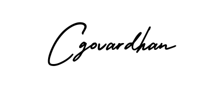 Discover how Cgovardhan looks in an executive cursive font (AmerikaSignatureDemo-Regular). Perfect for legal documents, invoices, and certificates. Cgovardhan signature style 3 images and pictures png