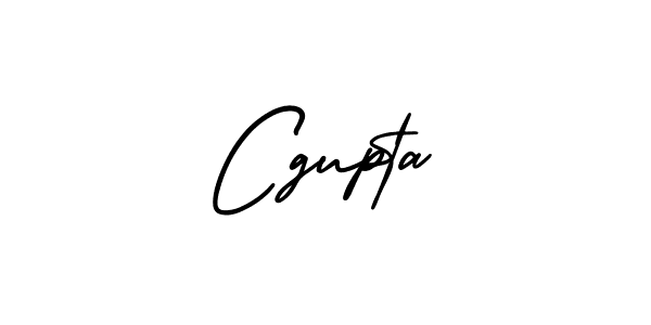 How to make Cgupta name signature. Use AmerikaSignatureDemo-Regular style for creating short signs online. This is the latest handwritten sign. Cgupta signature style 3 images and pictures png