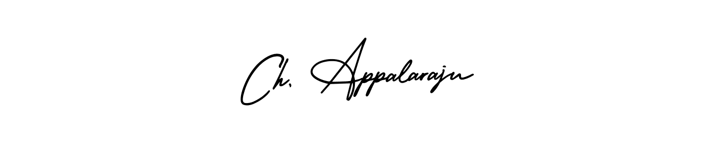 Also we have Ch, Appalaraju name is the best signature style. Create professional handwritten signature collection using AmerikaSignatureDemo-Regular autograph style. Ch, Appalaraju signature style 3 images and pictures png
