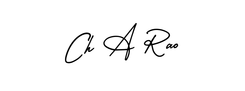 AmerikaSignatureDemo-Regular is a professional signature style that is perfect for those who want to add a touch of class to their signature. It is also a great choice for those who want to make their signature more unique. Get Ch A Rao name to fancy signature for free. Ch A Rao signature style 3 images and pictures png