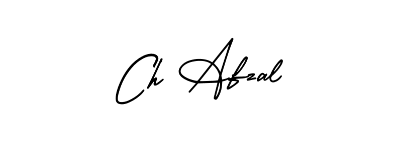 Use a signature maker to create a handwritten signature online. With this signature software, you can design (AmerikaSignatureDemo-Regular) your own signature for name Ch Afzal. Ch Afzal signature style 3 images and pictures png