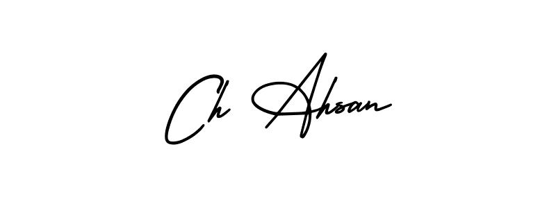 Make a beautiful signature design for name Ch Ahsan. Use this online signature maker to create a handwritten signature for free. Ch Ahsan signature style 3 images and pictures png