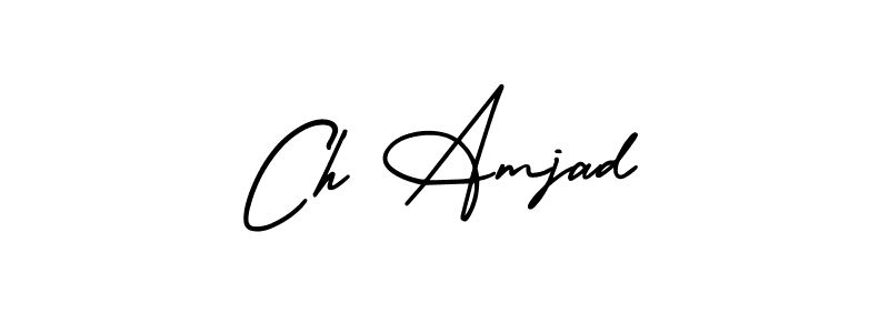 Here are the top 10 professional signature styles for the name Ch Amjad. These are the best autograph styles you can use for your name. Ch Amjad signature style 3 images and pictures png