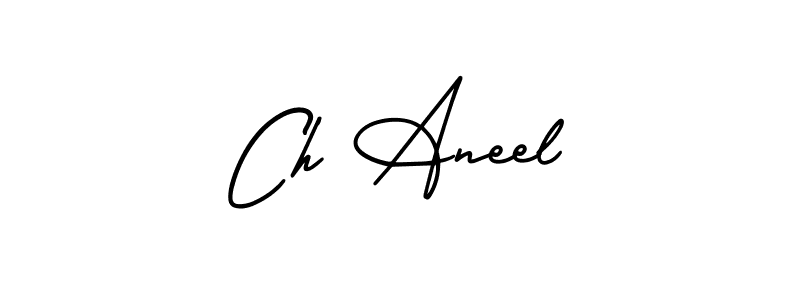 It looks lik you need a new signature style for name Ch Aneel. Design unique handwritten (AmerikaSignatureDemo-Regular) signature with our free signature maker in just a few clicks. Ch Aneel signature style 3 images and pictures png