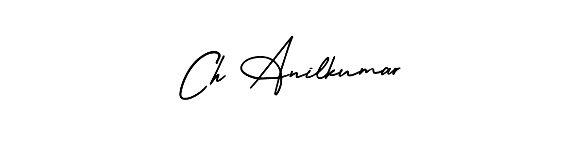 Use a signature maker to create a handwritten signature online. With this signature software, you can design (AmerikaSignatureDemo-Regular) your own signature for name Ch Anilkumar. Ch Anilkumar signature style 3 images and pictures png