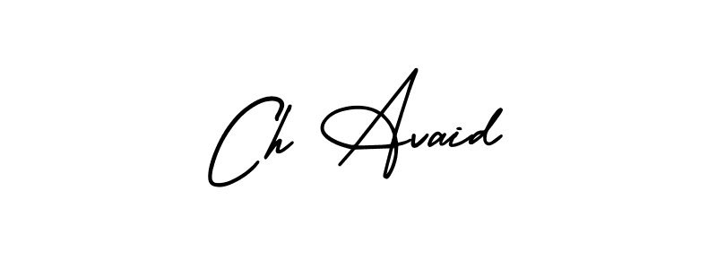 Best and Professional Signature Style for Ch Avaid. AmerikaSignatureDemo-Regular Best Signature Style Collection. Ch Avaid signature style 3 images and pictures png