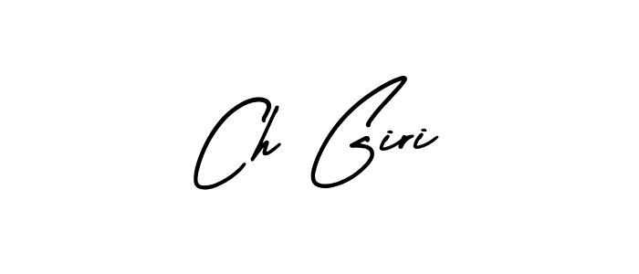 Create a beautiful signature design for name Ch Giri. With this signature (AmerikaSignatureDemo-Regular) fonts, you can make a handwritten signature for free. Ch Giri signature style 3 images and pictures png