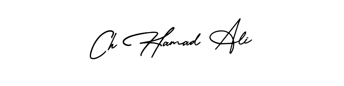 How to Draw Ch Hamad Ali signature style? AmerikaSignatureDemo-Regular is a latest design signature styles for name Ch Hamad Ali. Ch Hamad Ali signature style 3 images and pictures png