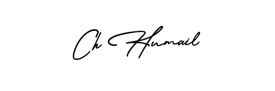 Similarly AmerikaSignatureDemo-Regular is the best handwritten signature design. Signature creator online .You can use it as an online autograph creator for name Ch Humail. Ch Humail signature style 3 images and pictures png