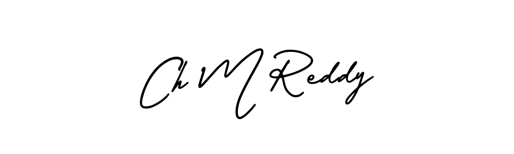 How to Draw Ch M Reddy signature style? AmerikaSignatureDemo-Regular is a latest design signature styles for name Ch M Reddy. Ch M Reddy signature style 3 images and pictures png
