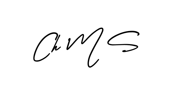 Similarly AmerikaSignatureDemo-Regular is the best handwritten signature design. Signature creator online .You can use it as an online autograph creator for name Ch M S. Ch M S signature style 3 images and pictures png