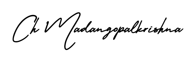 Explore multiple handwriting variations for Ch Madangopalkrishna including this stunning AmerikaSignatureDemo-Regular design. Free to use across all platforms. Ch Madangopalkrishna signature style 3 images and pictures png