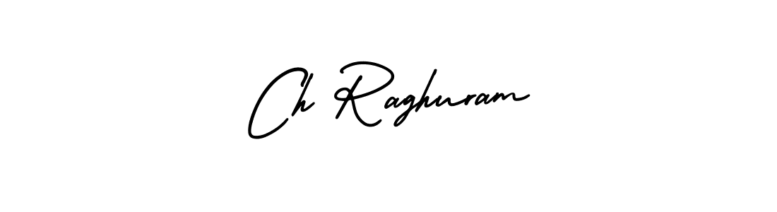 Use a signature maker to create a handwritten signature online. With this signature software, you can design (AmerikaSignatureDemo-Regular) your own signature for name Ch Raghuram. Ch Raghuram signature style 3 images and pictures png