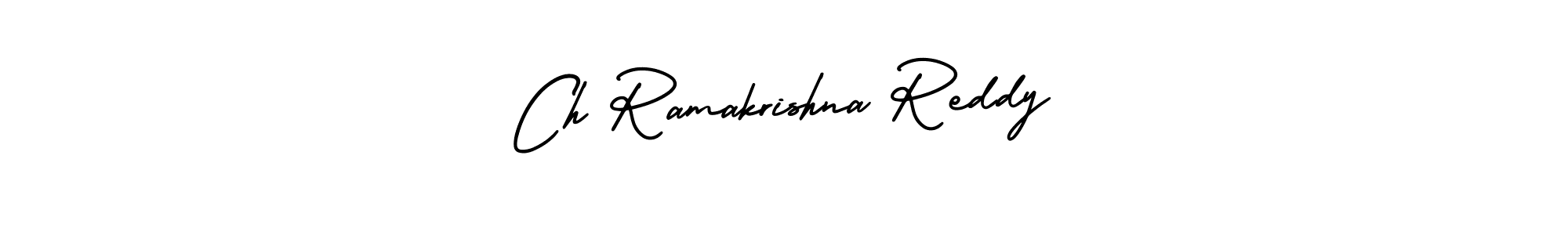 Make a short Ch Ramakrishna Reddy signature style. Manage your documents anywhere anytime using AmerikaSignatureDemo-Regular. Create and add eSignatures, submit forms, share and send files easily. Ch Ramakrishna Reddy signature style 3 images and pictures png