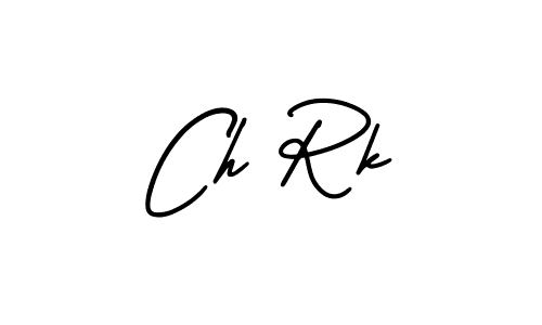 You should practise on your own different ways (AmerikaSignatureDemo-Regular) to write your name (Ch Rk) in signature. don't let someone else do it for you. Ch Rk signature style 3 images and pictures png