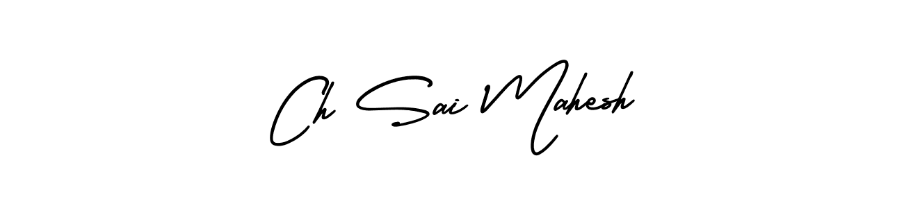 Use a signature maker to create a handwritten signature online. With this signature software, you can design (AmerikaSignatureDemo-Regular) your own signature for name Ch Sai Mahesh. Ch Sai Mahesh signature style 3 images and pictures png