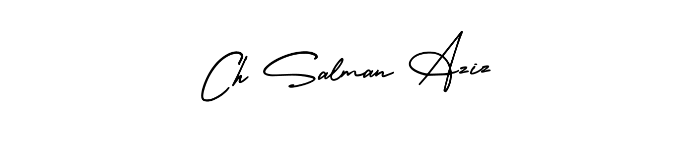 Once you've used our free online signature maker to create your best signature AmerikaSignatureDemo-Regular style, it's time to enjoy all of the benefits that Ch Salman Aziz name signing documents. Ch Salman Aziz signature style 3 images and pictures png