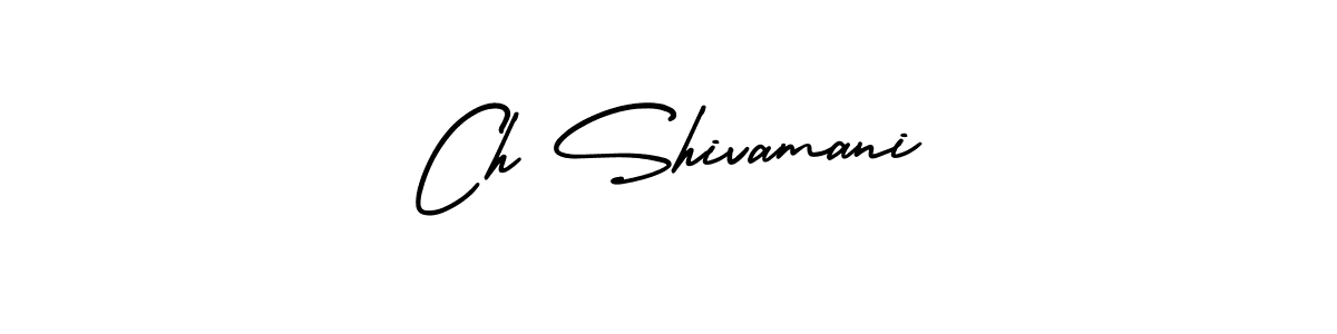 AmerikaSignatureDemo-Regular is a professional signature style that is perfect for those who want to add a touch of class to their signature. It is also a great choice for those who want to make their signature more unique. Get Ch Shivamani name to fancy signature for free. Ch Shivamani signature style 3 images and pictures png