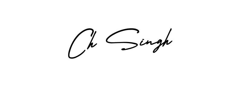 Use a signature maker to create a handwritten signature online. With this signature software, you can design (AmerikaSignatureDemo-Regular) your own signature for name Ch Singh. Ch Singh signature style 3 images and pictures png