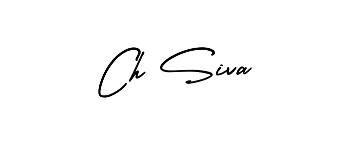 Also we have Ch Siva name is the best signature style. Create professional handwritten signature collection using AmerikaSignatureDemo-Regular autograph style. Ch Siva signature style 3 images and pictures png
