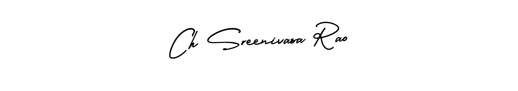 How to make Ch Sreenivasa Rao signature? AmerikaSignatureDemo-Regular is a professional autograph style. Create handwritten signature for Ch Sreenivasa Rao name. Ch Sreenivasa Rao signature style 3 images and pictures png