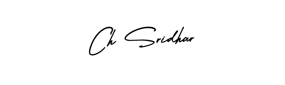 Also we have Ch Sridhar name is the best signature style. Create professional handwritten signature collection using AmerikaSignatureDemo-Regular autograph style. Ch Sridhar signature style 3 images and pictures png