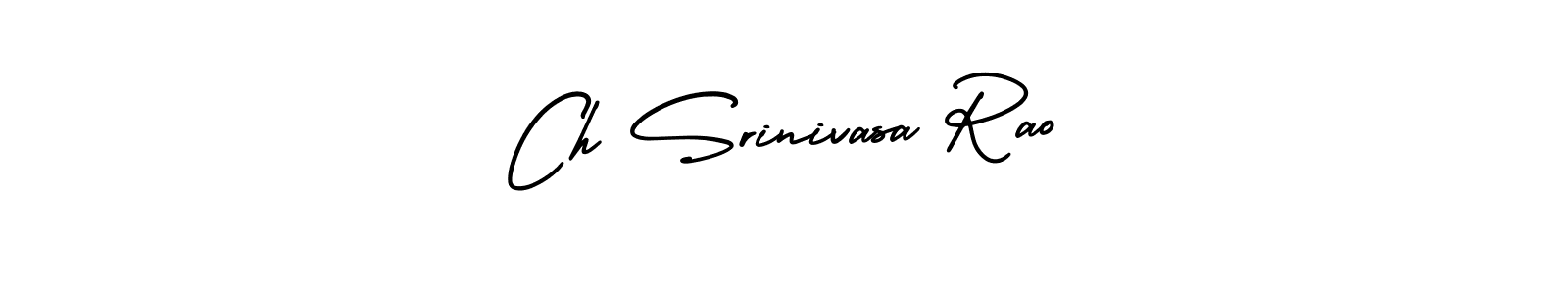 Design your own signature with our free online signature maker. With this signature software, you can create a handwritten (AmerikaSignatureDemo-Regular) signature for name Ch Srinivasa Rao. Ch Srinivasa Rao signature style 3 images and pictures png