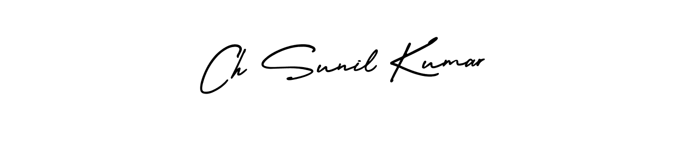 Best and Professional Signature Style for Ch Sunil Kumar. AmerikaSignatureDemo-Regular Best Signature Style Collection. Ch Sunil Kumar signature style 3 images and pictures png