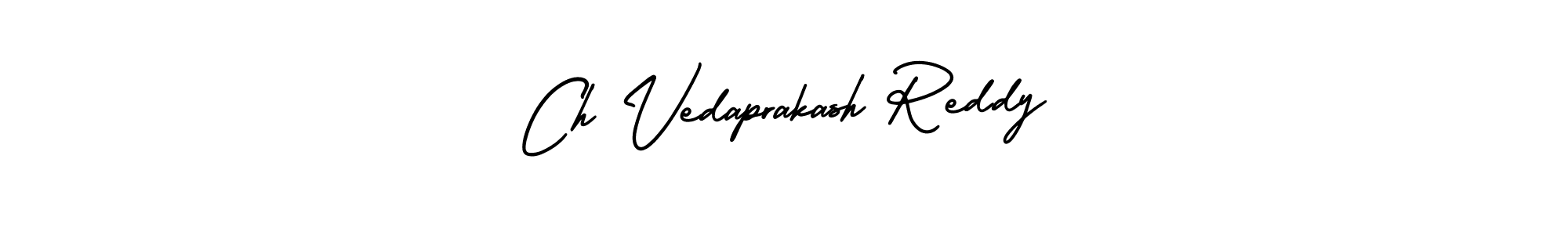 Make a short Ch Vedaprakash Reddy signature style. Manage your documents anywhere anytime using AmerikaSignatureDemo-Regular. Create and add eSignatures, submit forms, share and send files easily. Ch Vedaprakash Reddy signature style 3 images and pictures png