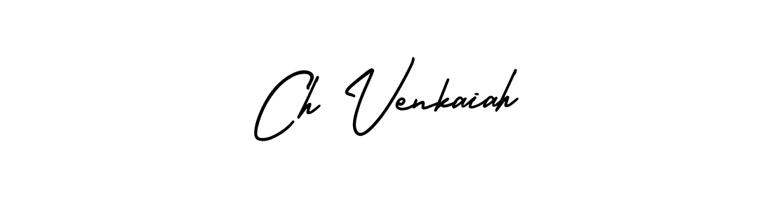 Make a beautiful signature design for name Ch Venkaiah. With this signature (AmerikaSignatureDemo-Regular) style, you can create a handwritten signature for free. Ch Venkaiah signature style 3 images and pictures png