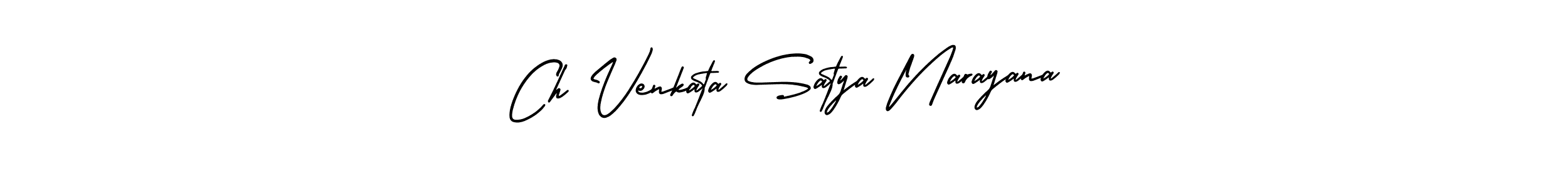 AmerikaSignatureDemo-Regular is a professional signature style that is perfect for those who want to add a touch of class to their signature. It is also a great choice for those who want to make their signature more unique. Get Ch Venkata Satya Narayana name to fancy signature for free. Ch Venkata Satya Narayana signature style 3 images and pictures png