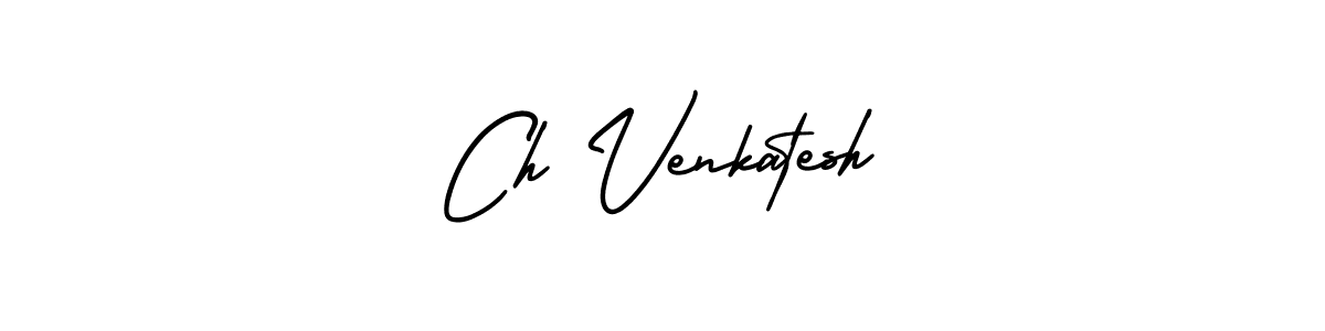 Create a beautiful signature design for name Ch Venkatesh. With this signature (AmerikaSignatureDemo-Regular) fonts, you can make a handwritten signature for free. Ch Venkatesh signature style 3 images and pictures png