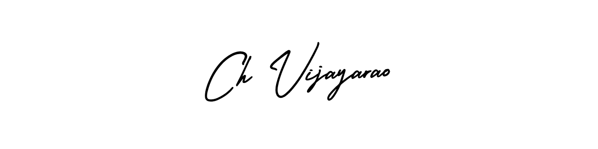 Also we have Ch Vijayarao name is the best signature style. Create professional handwritten signature collection using AmerikaSignatureDemo-Regular autograph style. Ch Vijayarao signature style 3 images and pictures png