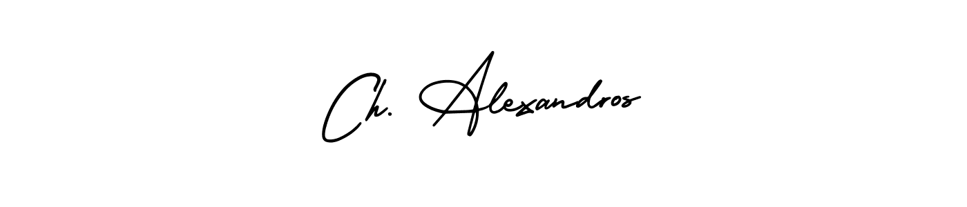 Check out images of Autograph of Ch. Alexandros name. Actor Ch. Alexandros Signature Style. AmerikaSignatureDemo-Regular is a professional sign style online. Ch. Alexandros signature style 3 images and pictures png