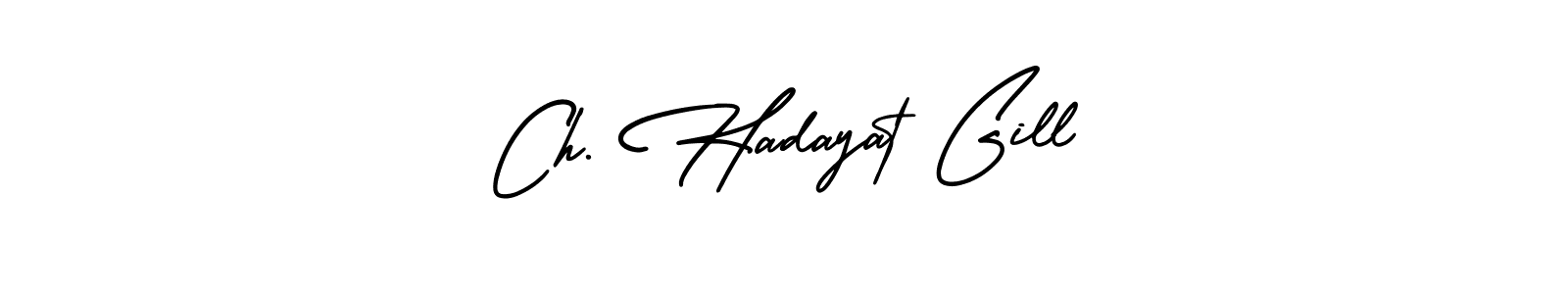 Also we have Ch. Hadayat Gill name is the best signature style. Create professional handwritten signature collection using AmerikaSignatureDemo-Regular autograph style. Ch. Hadayat Gill signature style 3 images and pictures png