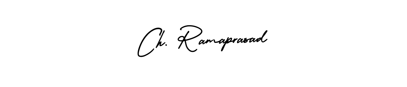 if you are searching for the best signature style for your name Ch. Ramaprasad. so please give up your signature search. here we have designed multiple signature styles  using AmerikaSignatureDemo-Regular. Ch. Ramaprasad signature style 3 images and pictures png